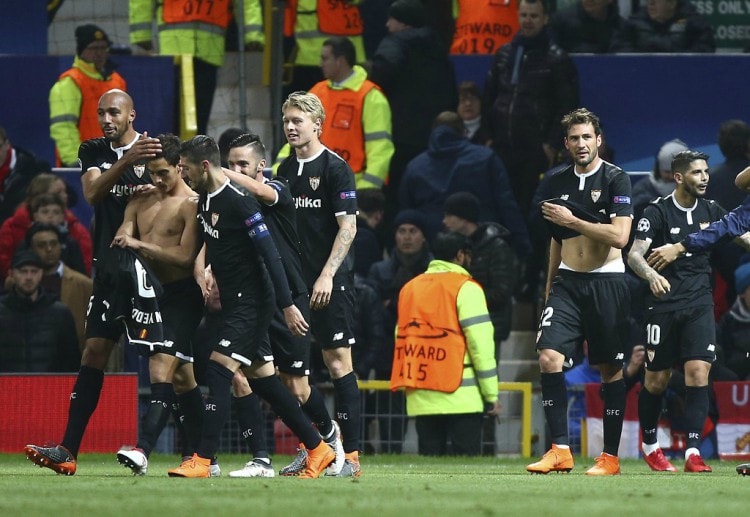 Sevilla mengingkari bursa taruhan dengan bantuan Wissam Ben Yedder untuk meraih kemenangan atas Man Utd di Old Trafford