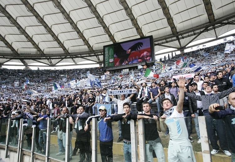 Lazio ultras have created noise this Serie A season with their call the ban women from their spaces in Olympic Stadium