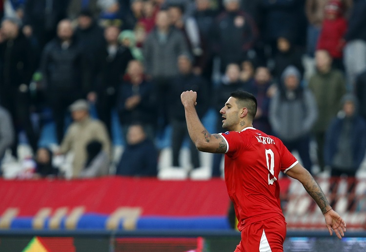 Aleksandar Mitrovic hits a winning goal for Serbia in recent UEFA Nations League clash with Montenegro