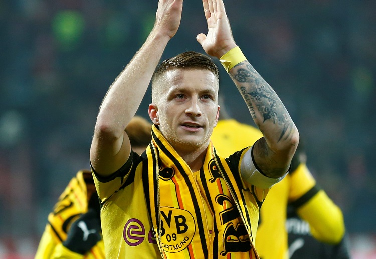 Marco Reus menjadi andalan Dortmund untuk membobol gawang Club Brugge