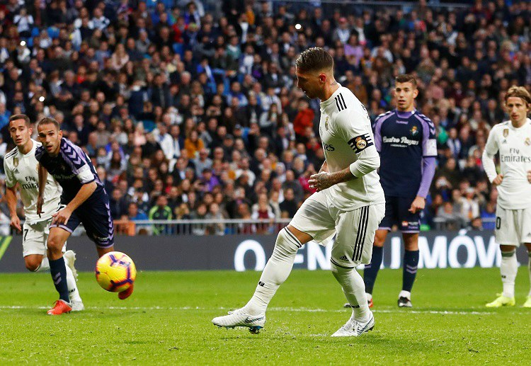 La Liga Real Madrid vs Real Valladolid: Sergio Ramos seals their win his Penalty goal