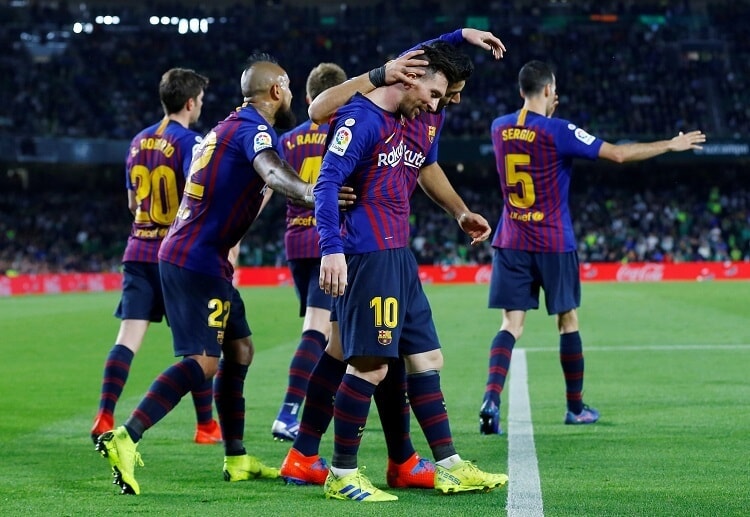 Barcelona are now 10 points clear at the top of La Liga table after beating Real Betis, 1-4Estadio Benito Villamarín