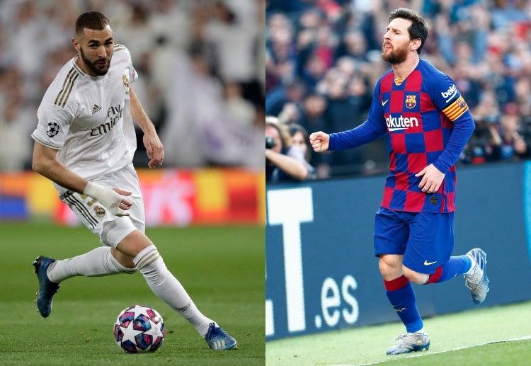 Leo Messi and Karim Benzema face off in the upcoming El Clasico match in La Liga