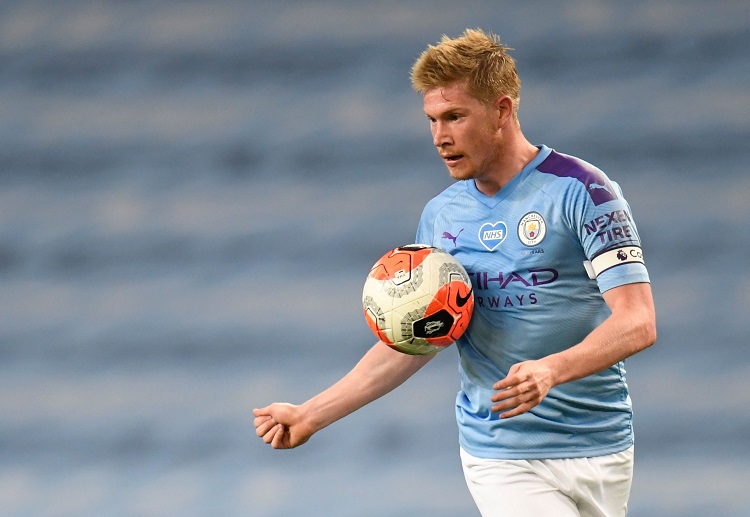 Kevin De Bruyne led Manchester City to a convincing win against the Premier League champions Liverpool