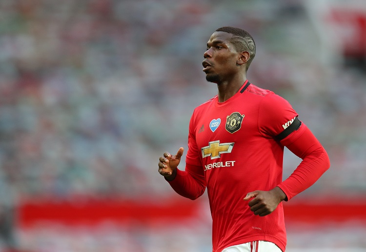 英超曼联球员博格巴的赛场动态