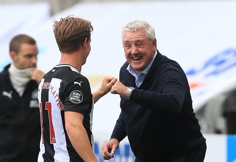 英超纽卡斯尔联队的里奇正在奔跑