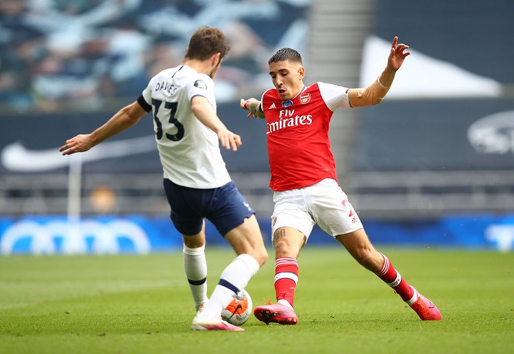 英超 阿森纳 的贝莱林菲获得黄牌