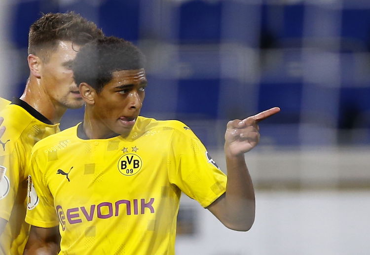 Jude Bellingham with Borussia Dortmund are aiming for a top spot in the Bundesliga table this season