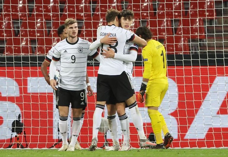 Kai Havertz scores a second-half goal to save Germany during their Nations League game with Switzerland