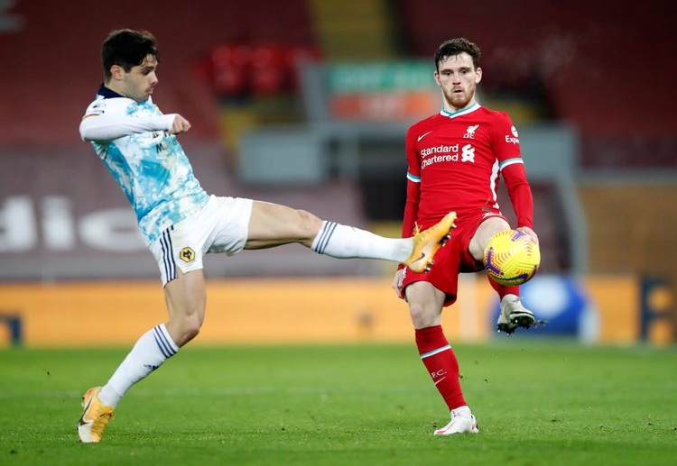 英超 狼队 的阿达马·特劳雷的行动瞬间