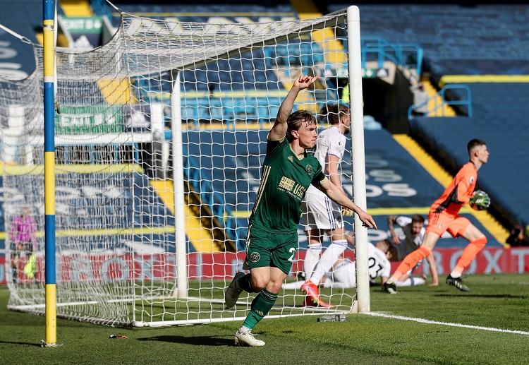 Ben Osborn's first Premier League goal means the Blades head into the break on level terms