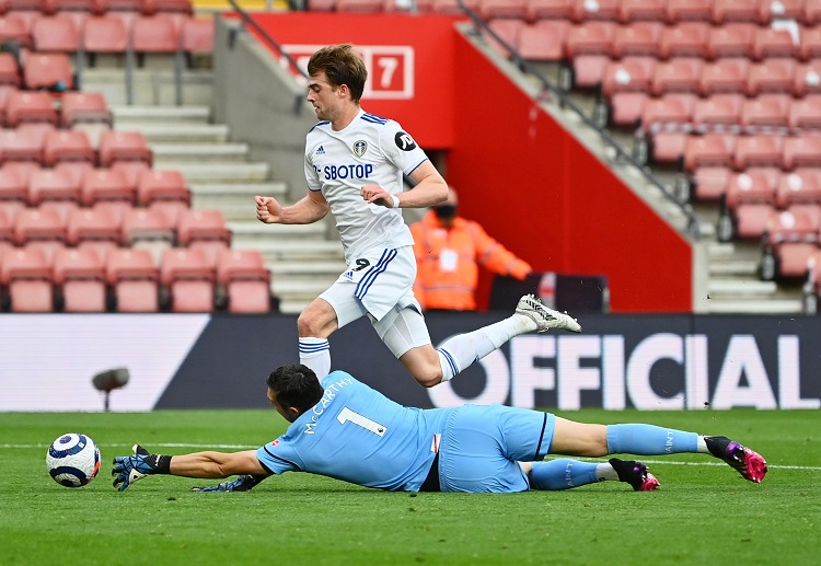 Hasil taruhan Liga Inggris: Southampton 0-2 Leeds United