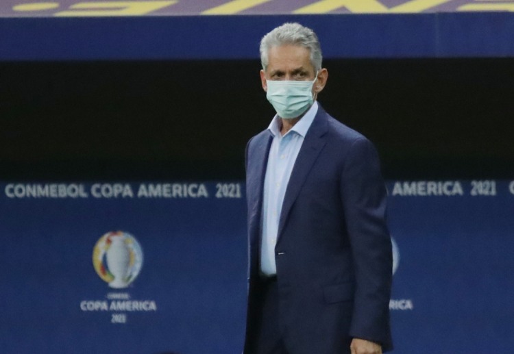 Reinaldo Rueda prepares his side Colombia ahead of their match against Peru in Copa America