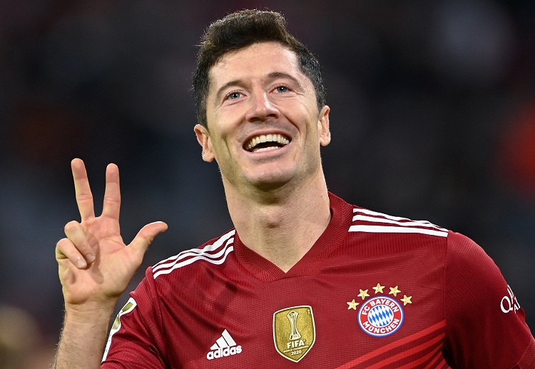 Robert Lewandowski is the top scorer during the 2020-2021 Bundesliga campaign