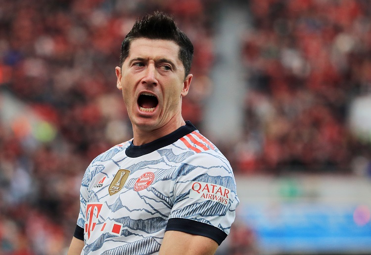 2nd Alt Text Bayern Munich top scorer Robert Lewandowski will help his team secure their third win in the 2021-22 Champions League