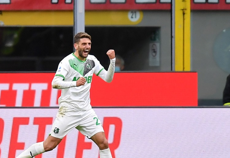 Sassuolo's Domenico Berardi produced Serie A highlights against AC Milan