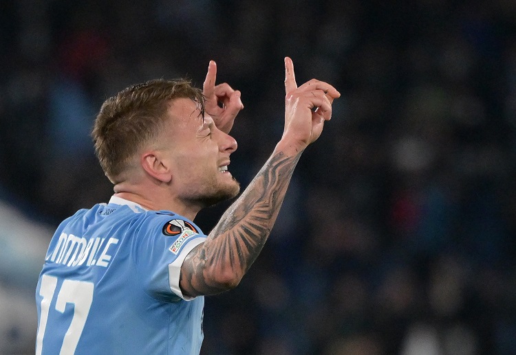 Lazio's Ciro Immobile eyeing a Serie A win against Napoli