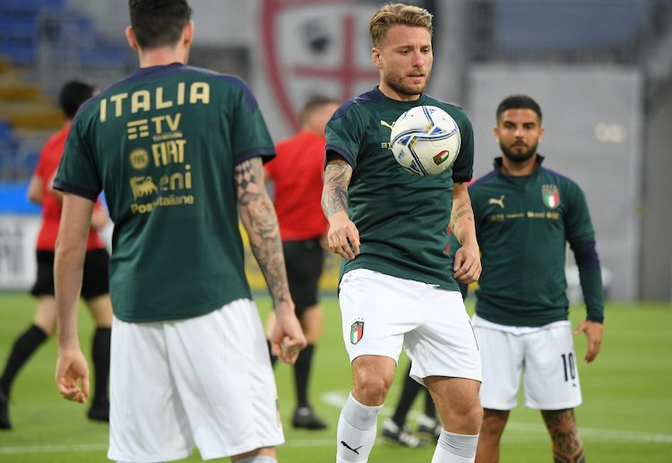 Ciro Immobile pimpin lini depan Italia di kualifikasi Piala Dunia