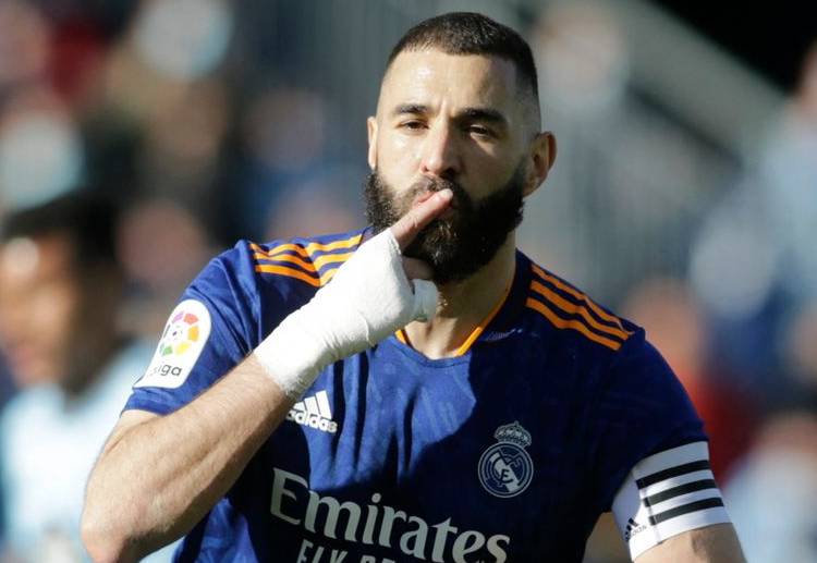 Karim Benzema incar kemenangan di Liga Champions.