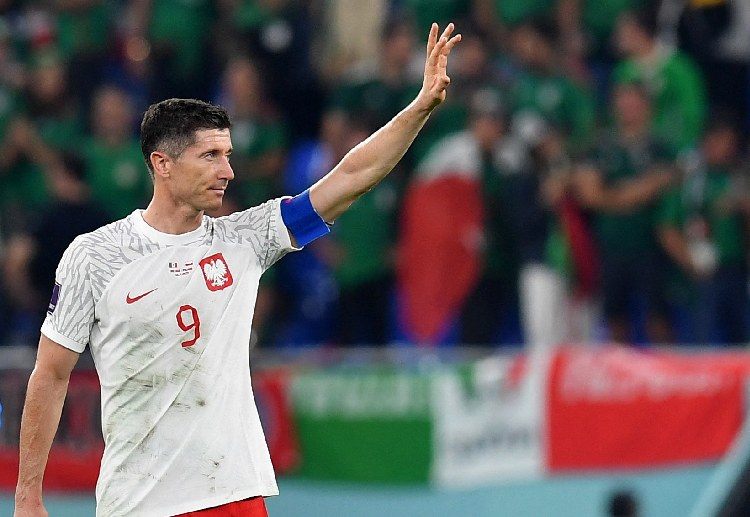 Robert Lewandowski sulit bobol gawang Meksiko di Piala Dunia 2022