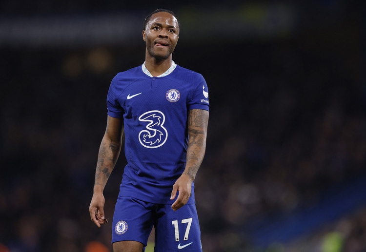 Raheem Sterling is back to Chelsea's squad during their Premier League game against Fulham