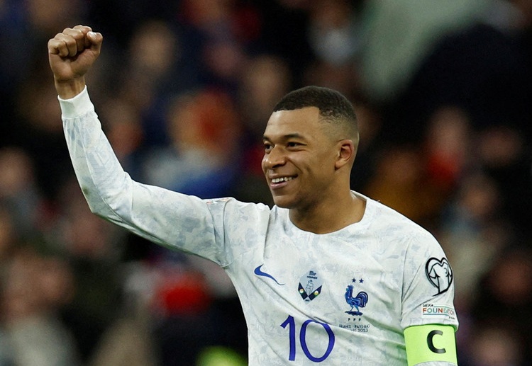 Kylian Mbappe optimis di kualifikasi Euro 2024.