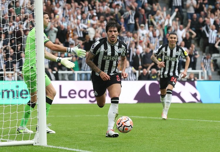 Newcastle United's Sandro Tonali is expected to produce more Premier League highlights in their next game