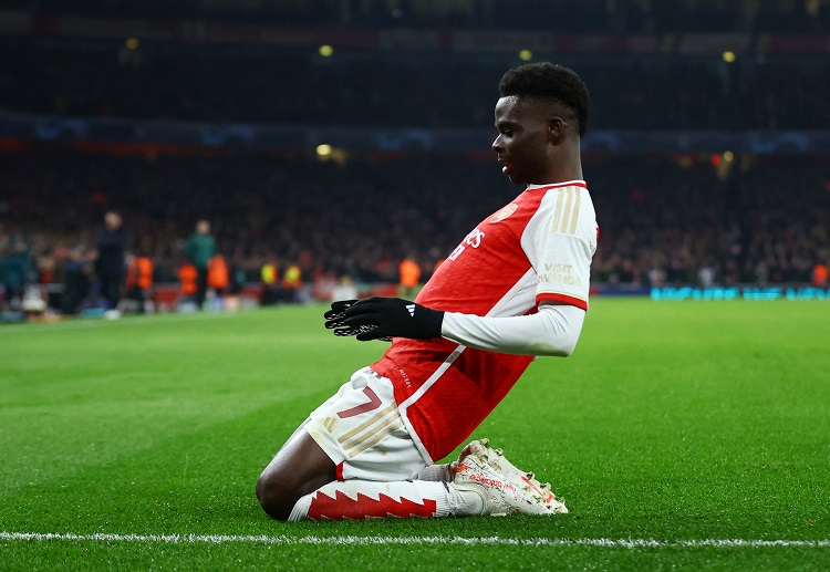 Bukayo Saka cetak banyak gol di Premier League musim ini