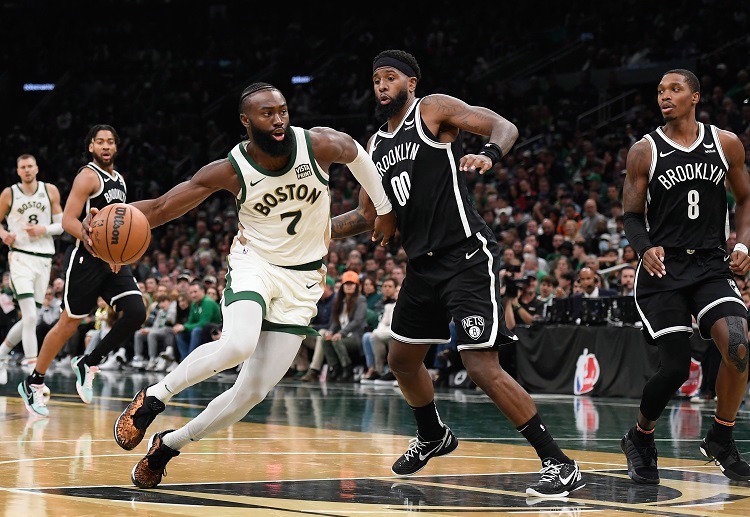 Jaylen Brown is looking to replicate his NBA performance against the Warriors as the Celtics take on the Cavaliers