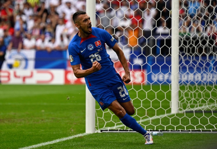 Ivan Schranz scored his third goal of Euro 2024 to give Slovakia a 1-0 advantage