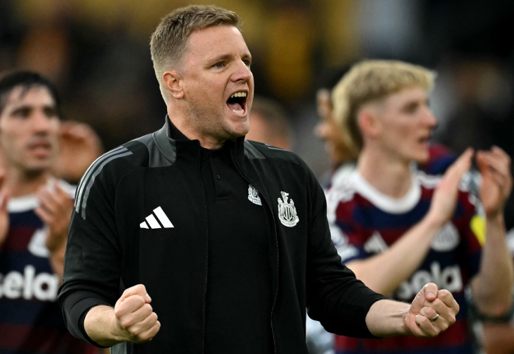 Newcastle's boss Eddie Howe is hoping to secure another three points in their Premier League match against Fulham