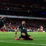 Mohamed Salah scored on the 81st minute of Liverpool's 2-2 draw against Arsenal in the Premier League