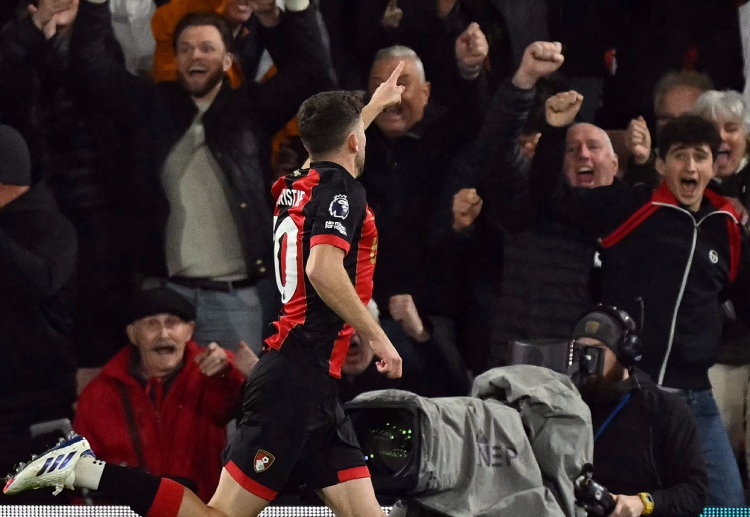 Bournemouth vươn lên vị trí thứ 10 trên BXH Premier League 2024/25