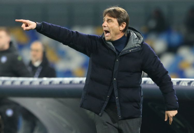 Antonio Conte prepares Napoli ahead of their Serie A match against Lazio