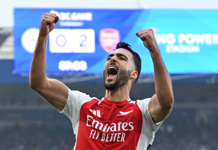 MIkel Merino bagged a brace in Arsenal's 0-2 win against Leicester City in the Premier League