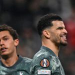 欧洲联赛 在上一轮与法兰克福的较量中，热刺凭借索兰基主罚命中的点球，以总比分1比0成功晋级。