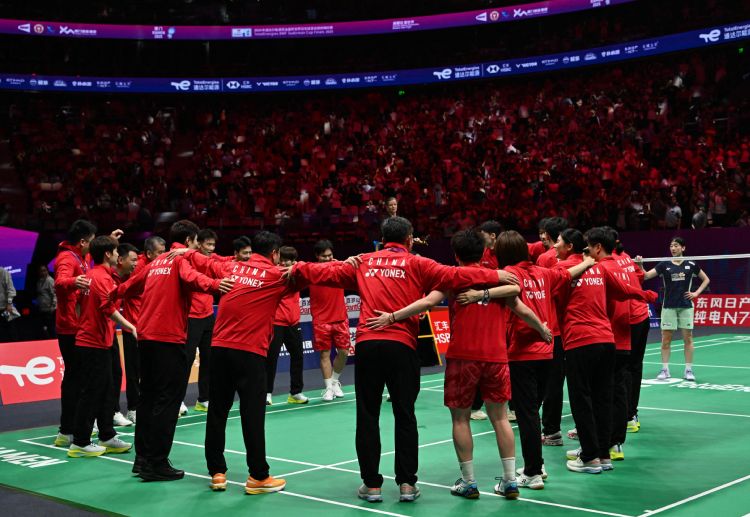 苏迪曼杯羽毛球混合团体赛 致胜第3分