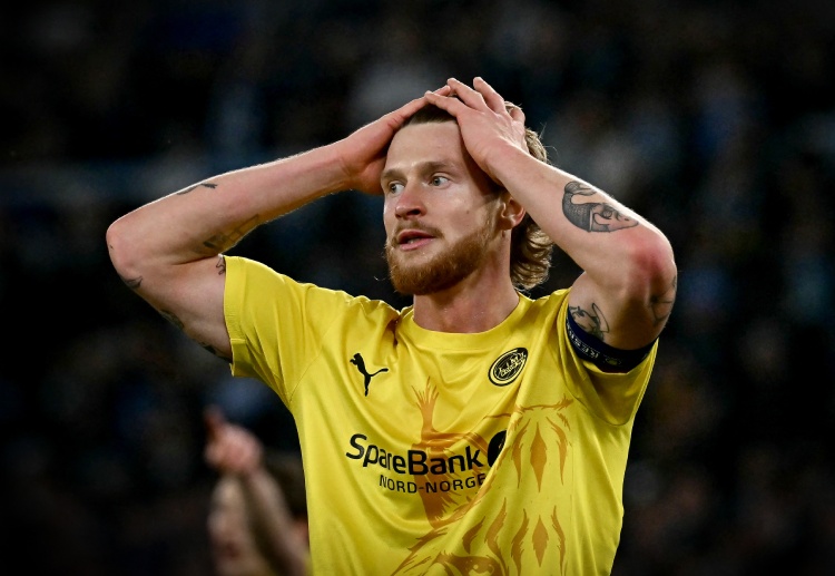 欧洲联赛  霍格继续担当博德闪耀锋线核心，7粒进球让他并列欧联射手榜首。