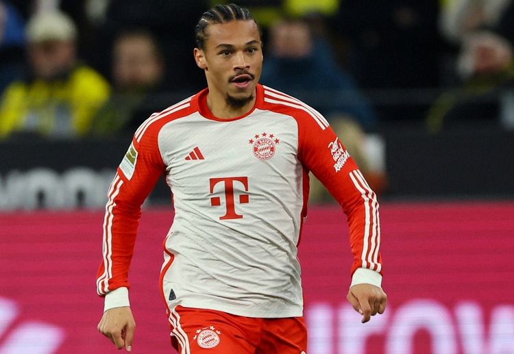 德甲联赛 萨内在拜仁效力四年，出场220次，贡献61粒进球与55次助攻，赢得多项荣誉。