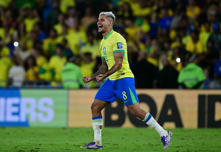 Bruno Guimaraes cetak gol di pertandingan kualifikasi Piala Dunia 2026