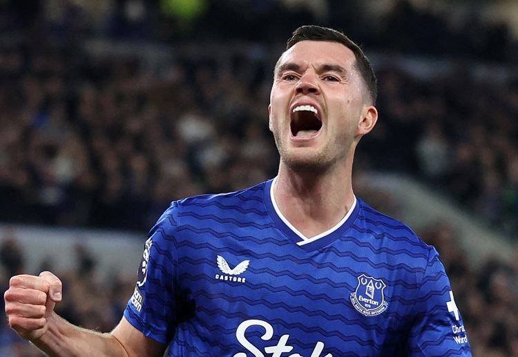 英超联赛 基恩头球破门，助埃弗顿率先打破僵局