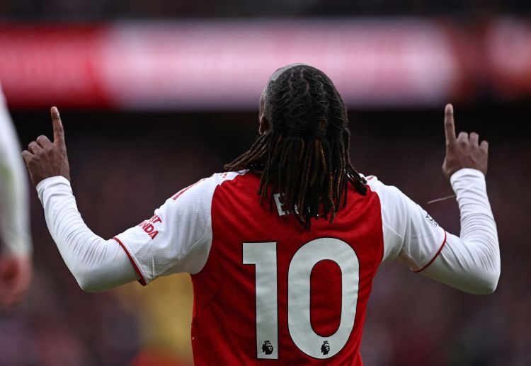 Eberechi Eze scored his first Premier League goal in Arsenal's match against Crystal Palace