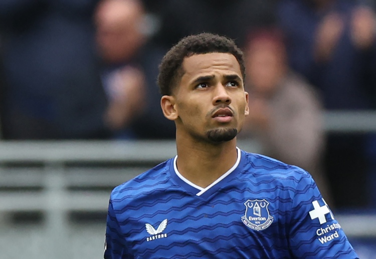 英超联赛 埃弗顿上轮逆转水晶宫,恩迪亚耶与格拉利什双双破门。