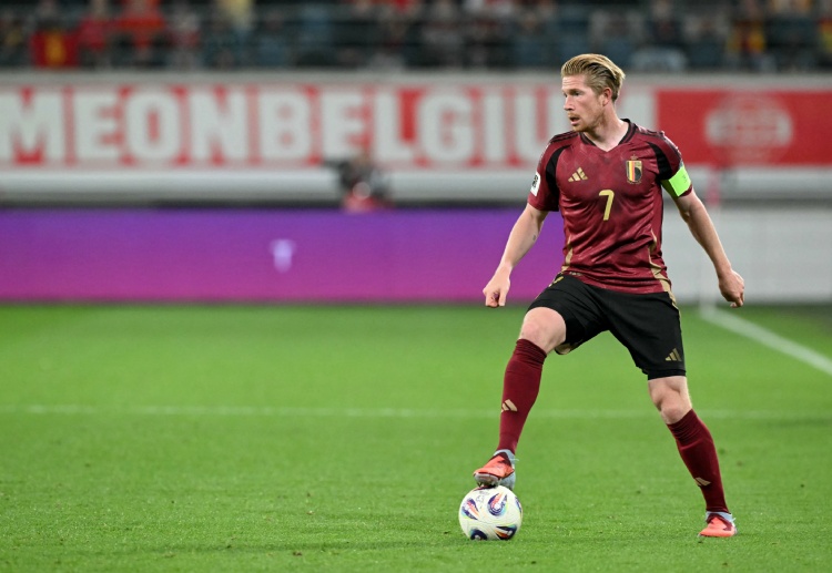 世界杯预选赛   德布劳内送出精准助攻，德克伊珀破门，但因越位进球被判无效。