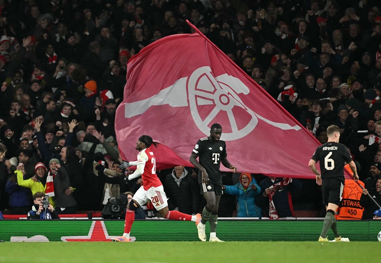 欧冠联赛 马杜埃凯首次为阿森纳破门，取得生涯首球