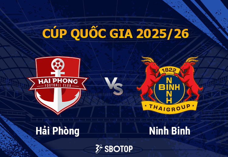 Hải Phòng tiếp đón Ninh Bình trên sân nhà ở vòng 1/8 Cúp Quốc gia