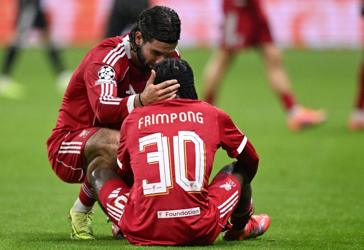 ลิเวอร์พูล ประสบปัญหาผู้เล่นบาดเจ็บ พรีเมียร์ลีก 2025