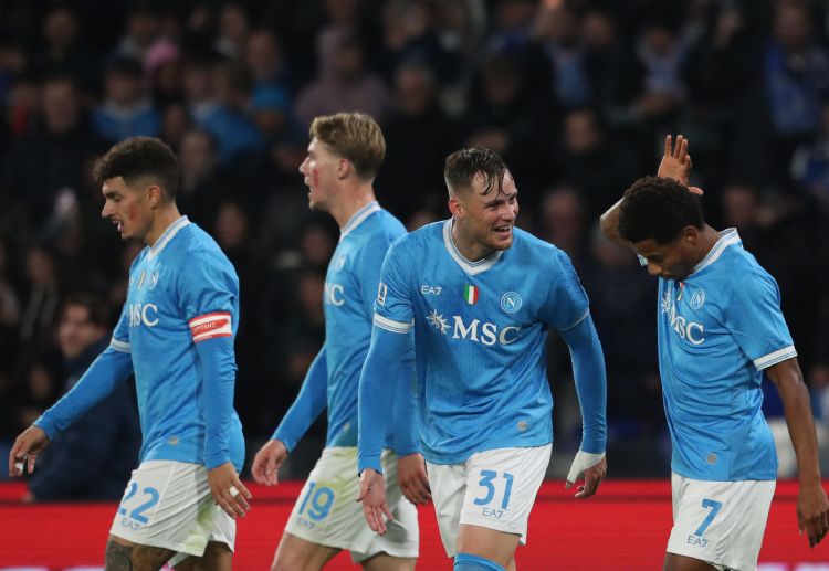 意甲联赛 那不勒斯依靠内雷斯的梅开二度，主场以3比1力克亚特兰大。