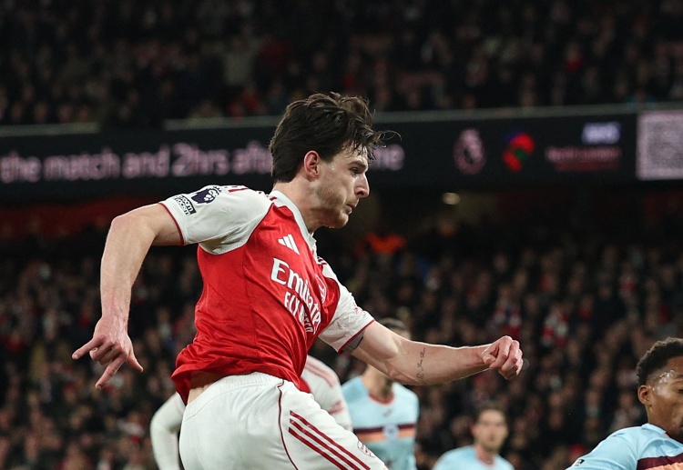 英超联赛 赖斯在上一场比赛中因小腿伤势提前离场，但赛后表示状态良好。