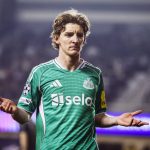 Anthony Gordon scored four goals in the first leg of Newcastle United’s Champions League tie against Qarabag